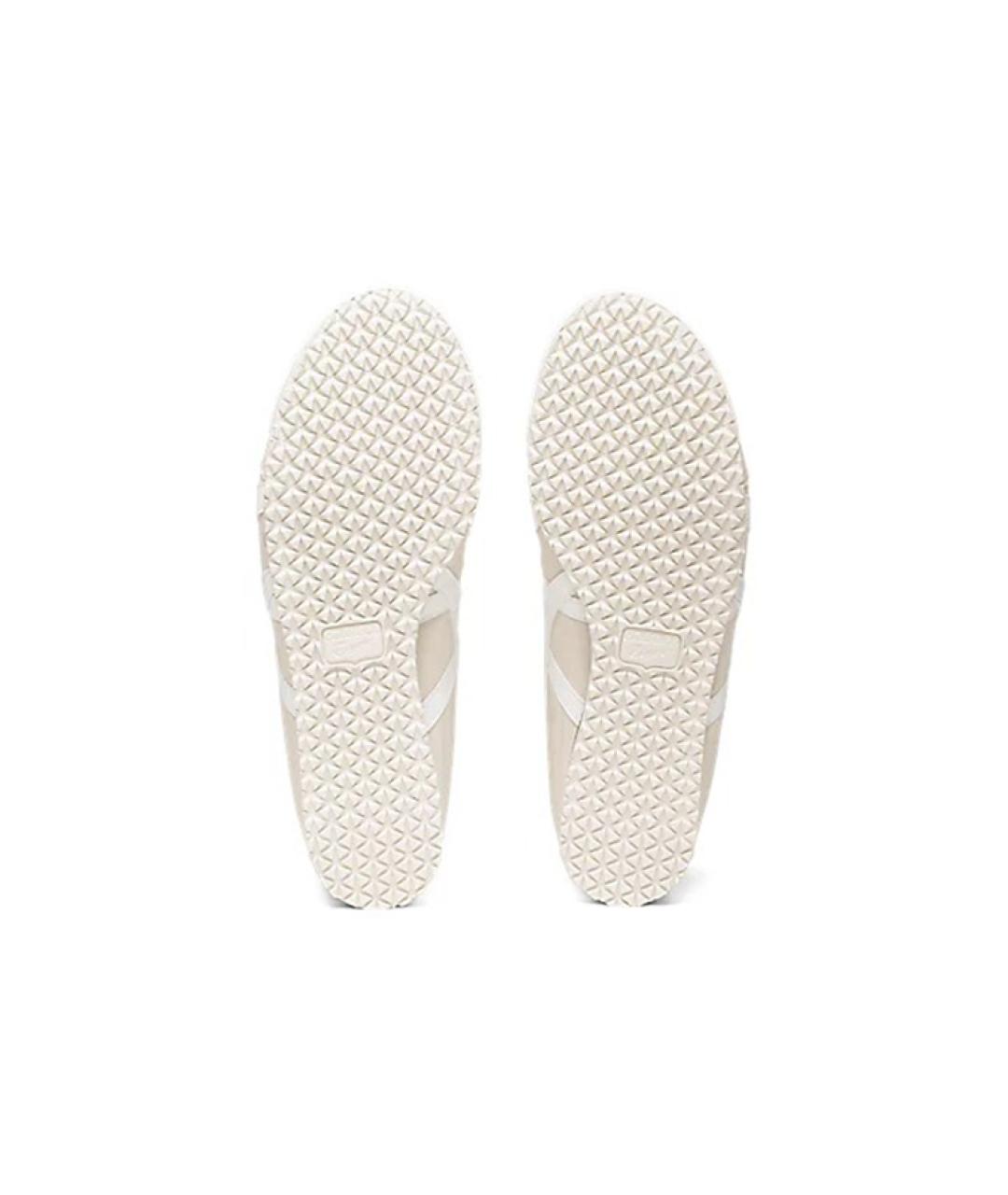 ONITSUKA TIGER Бежевые кожаные кроссовки, фото 6