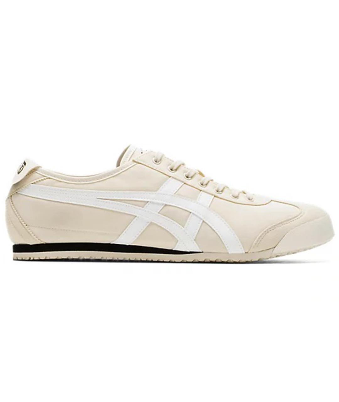 ONITSUKA TIGER Бежевые кожаные кроссовки, фото 1