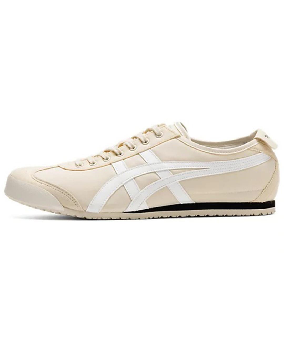 ONITSUKA TIGER Бежевые кожаные кроссовки, фото 2