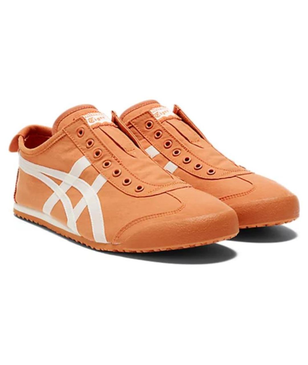 ONITSUKA TIGER Оранжевое текстильные кроссовки, фото 2