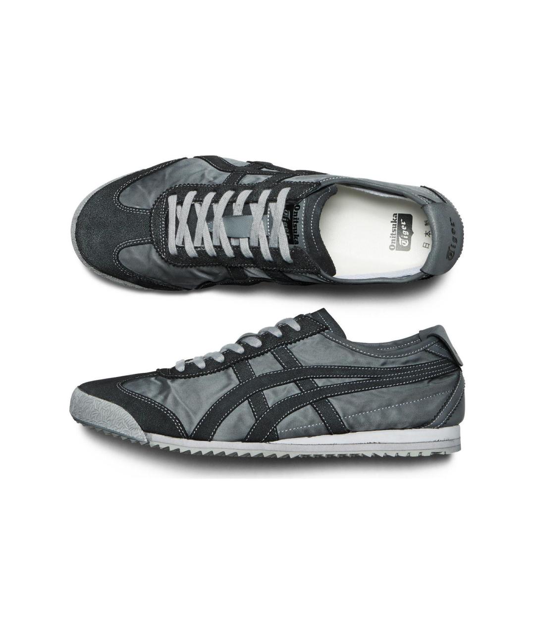 ONITSUKA TIGER Серые текстильные кроссовки, фото 5
