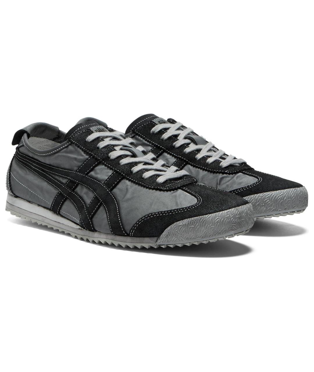 ONITSUKA TIGER Серые текстильные кроссовки, фото 3