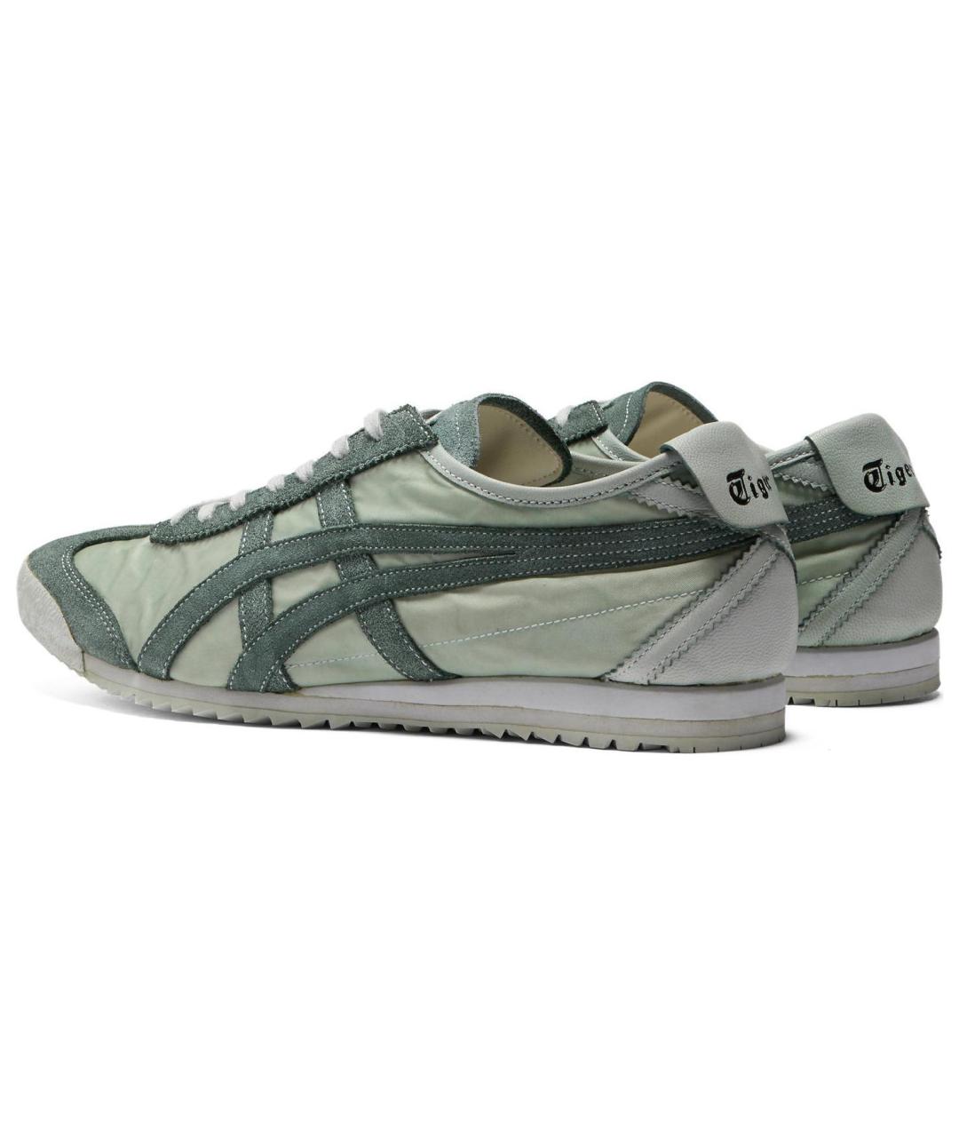 ONITSUKA TIGER Зеленые текстильные кроссовки, фото 4