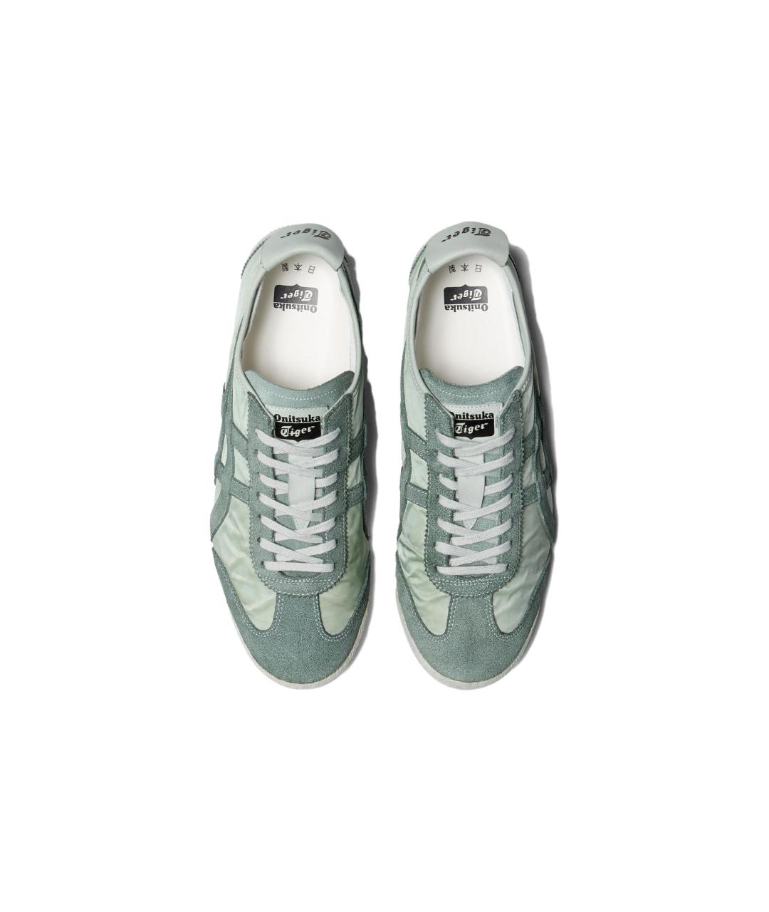 ONITSUKA TIGER Зеленые текстильные кроссовки, фото 6