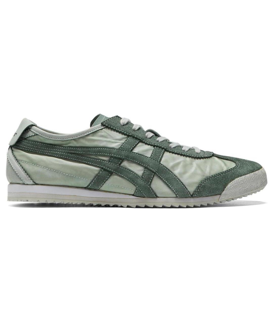 ONITSUKA TIGER Зеленые текстильные кроссовки, фото 1