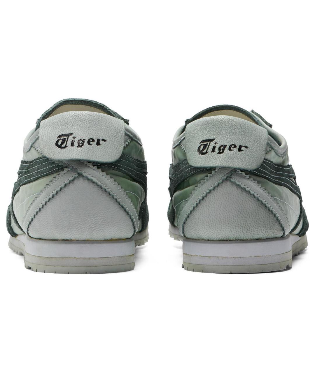 ONITSUKA TIGER Зеленые текстильные кроссовки, фото 7