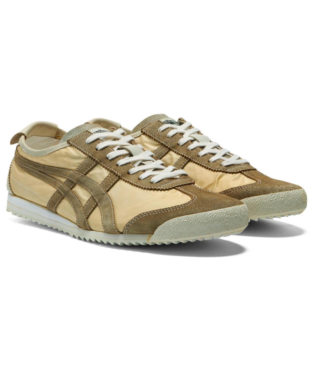 ONITSUKA TIGER Хаки текстильные кроссовки, фото 3