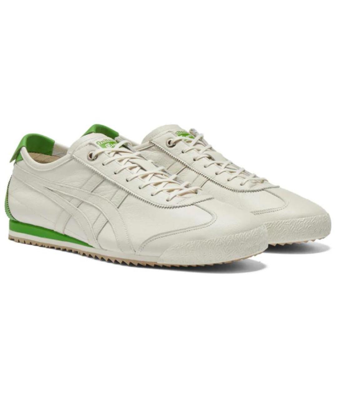 ONITSUKA TIGER Бежевые кожаные кроссовки, фото 2