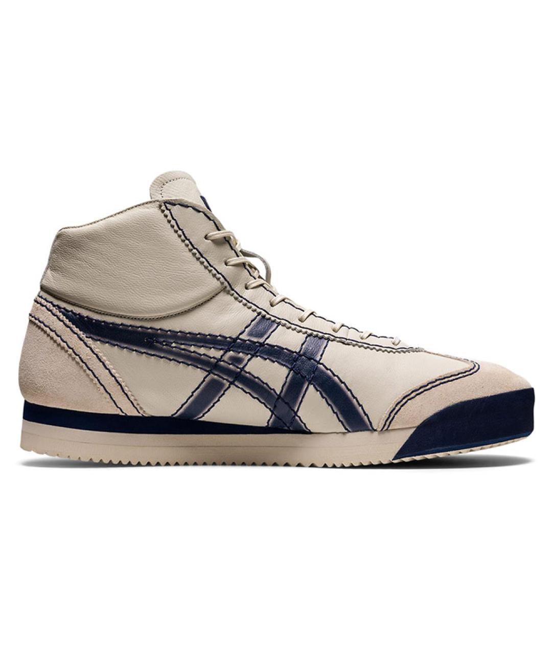 ONITSUKA TIGER Бежевые кожаные кроссовки, фото 2