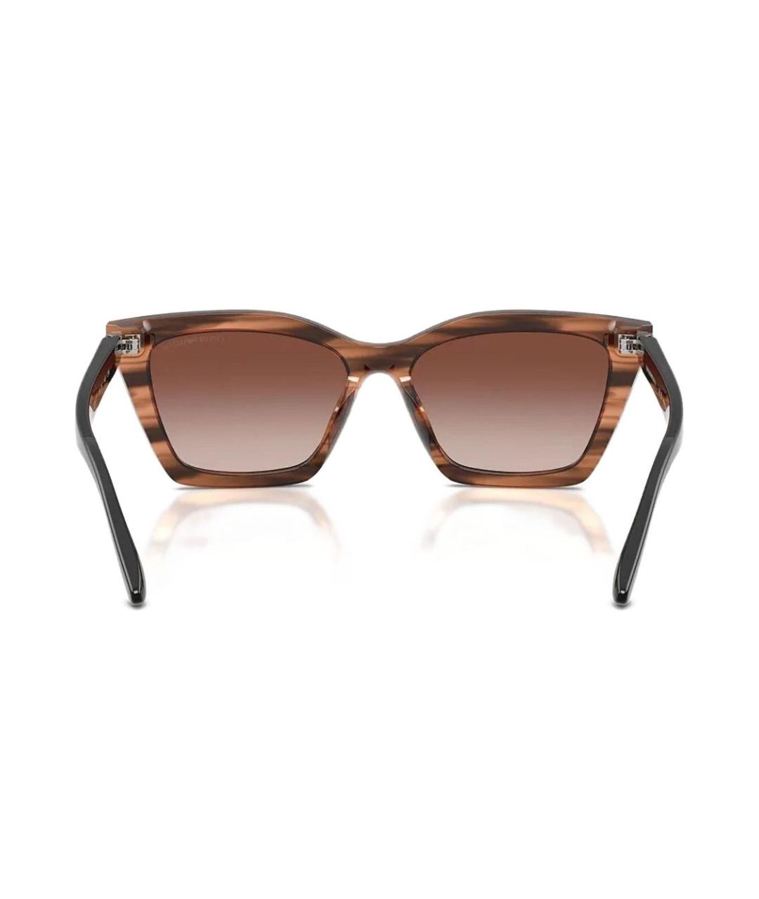 EMPORIO ARMANI Коричневые солнцезащитные очки, фото 4