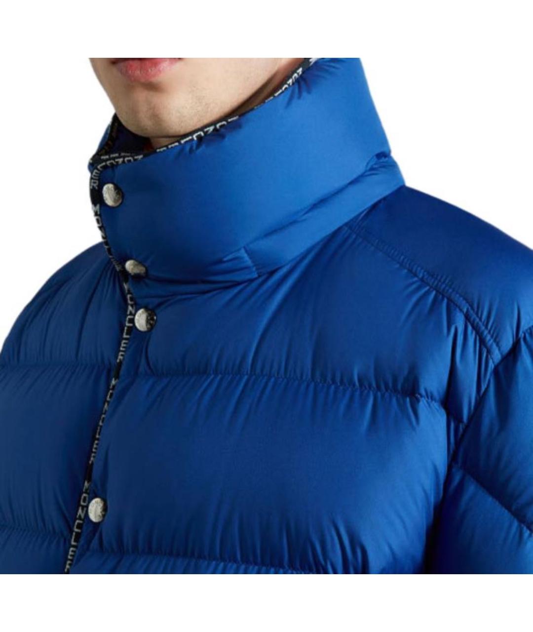 MONCLER Синий пуховик, фото 4