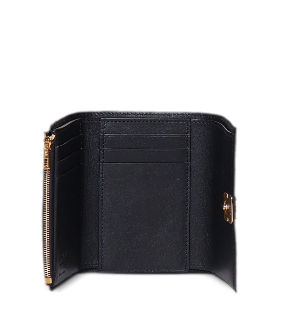 LOEWE Черный кожаный кошелек, фото 4