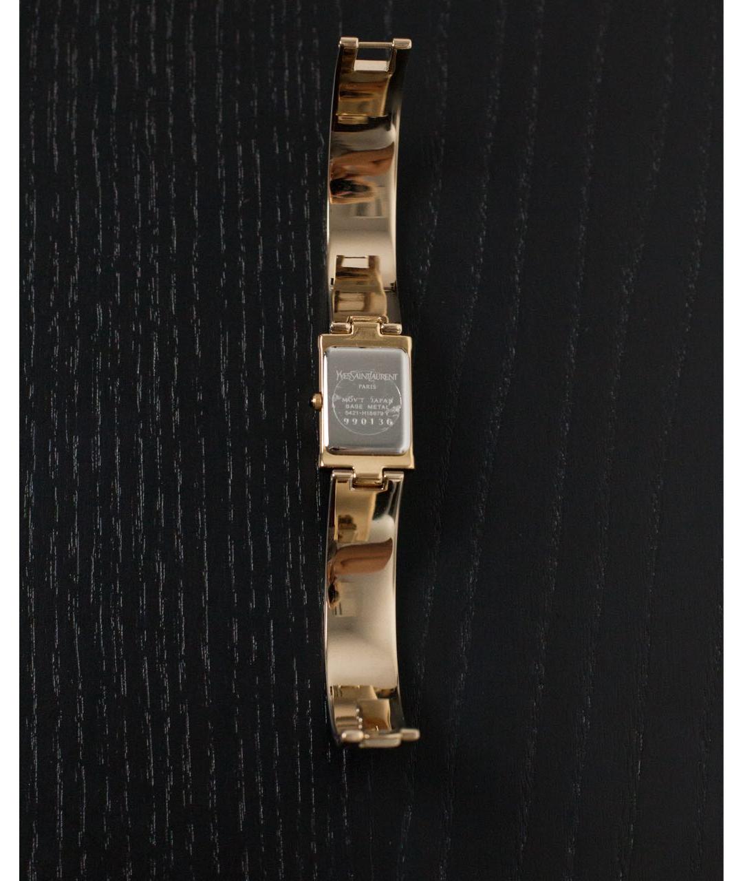 SAINT LAURENT Золотые часы, фото 6
