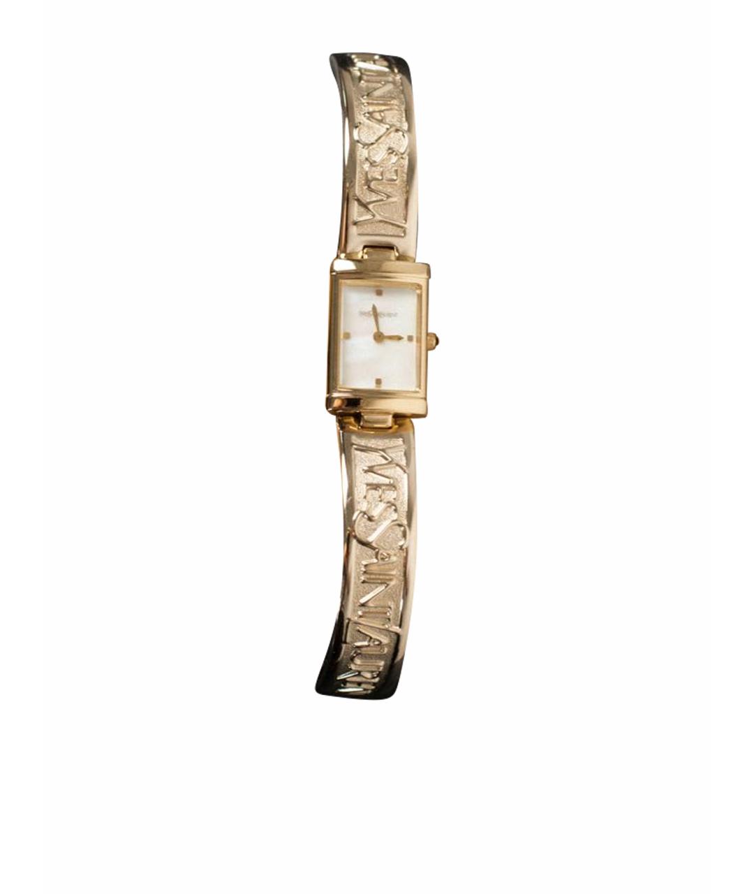 SAINT LAURENT Золотые часы, фото 1