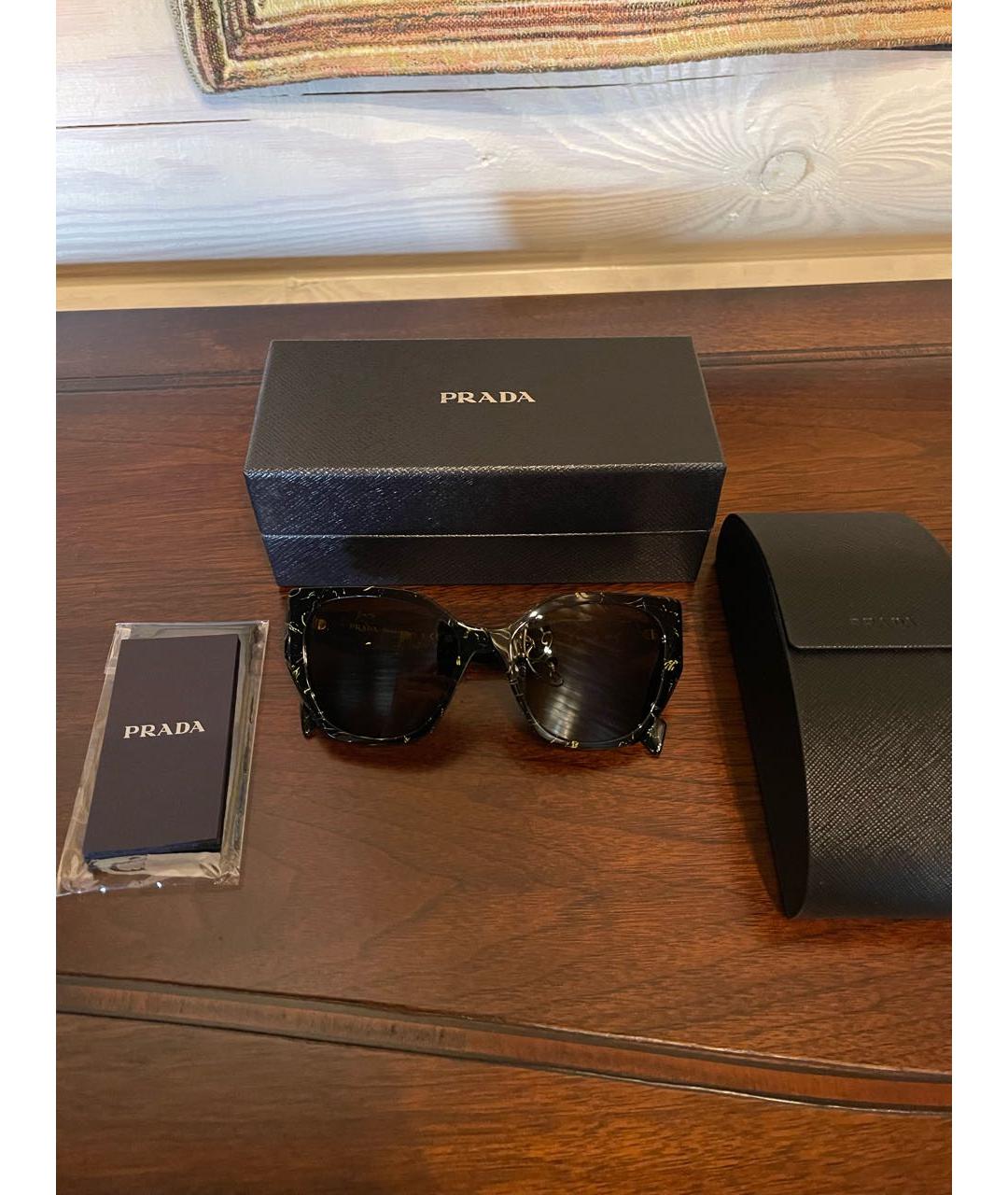 PRADA Мульти пластиковые солнцезащитные очки, фото 4