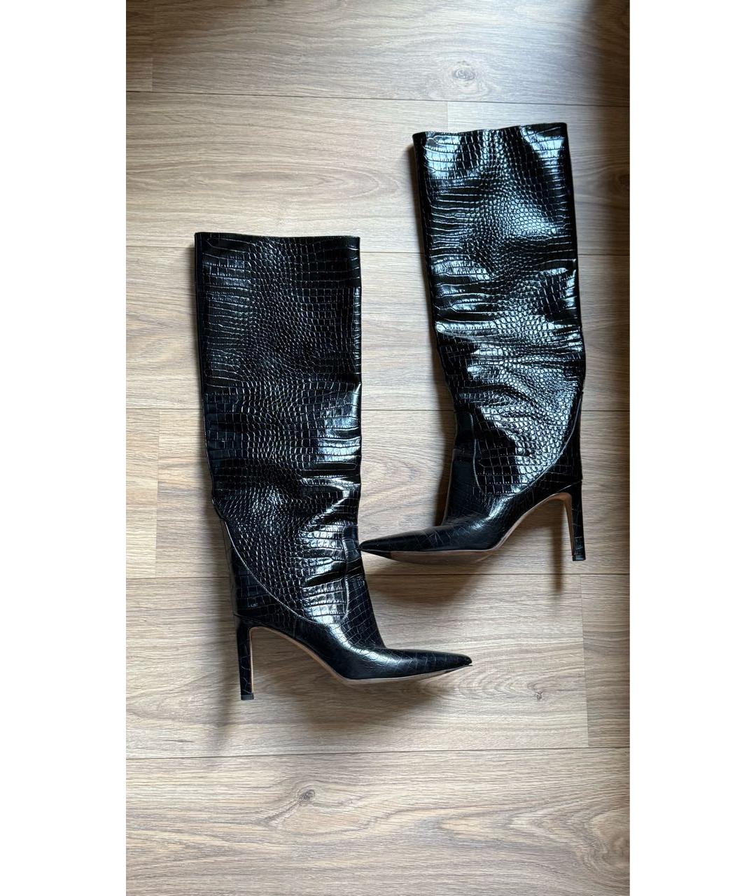 JIMMY CHOO Черные сапоги, фото 4