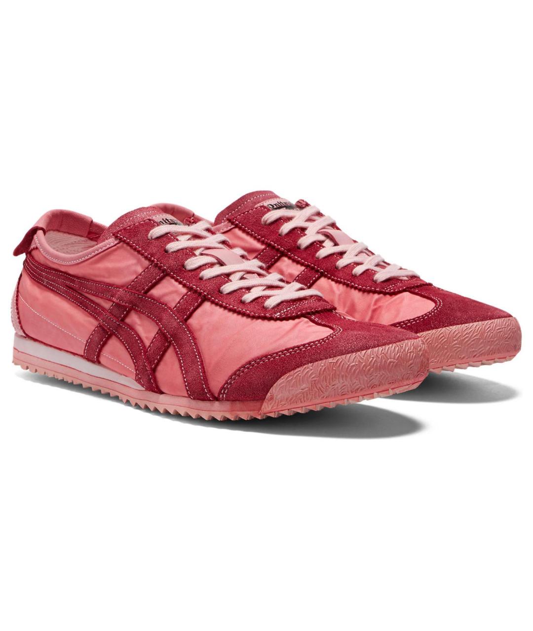 ONITSUKA TIGER Красные кожаные кроссовки, фото 3