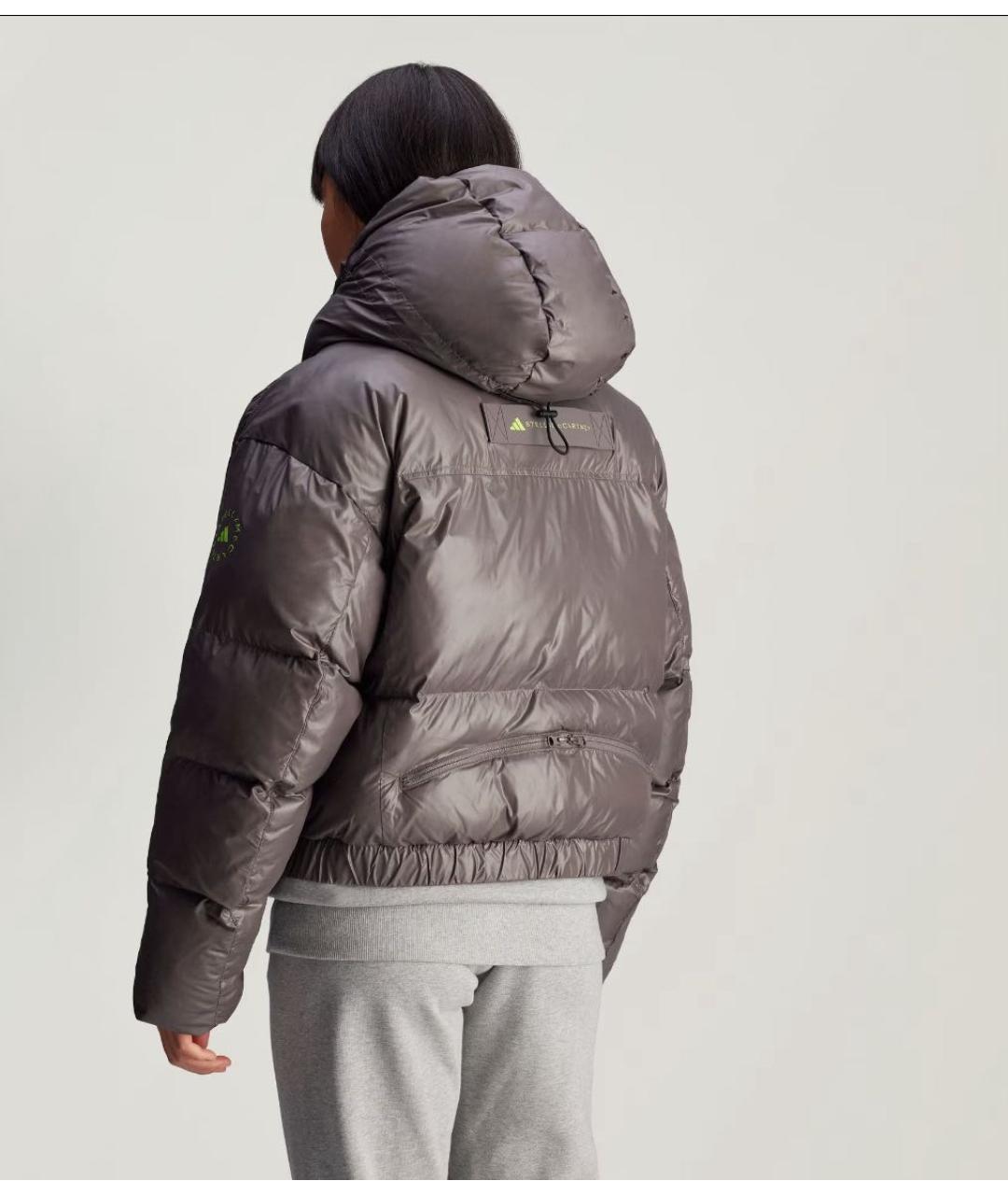 ADIDAS BY STELLA MCCARTNEY Антрацитовый пуховик, фото 5