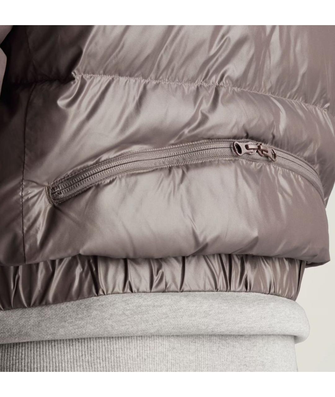 ADIDAS BY STELLA MCCARTNEY Антрацитовый пуховик, фото 2