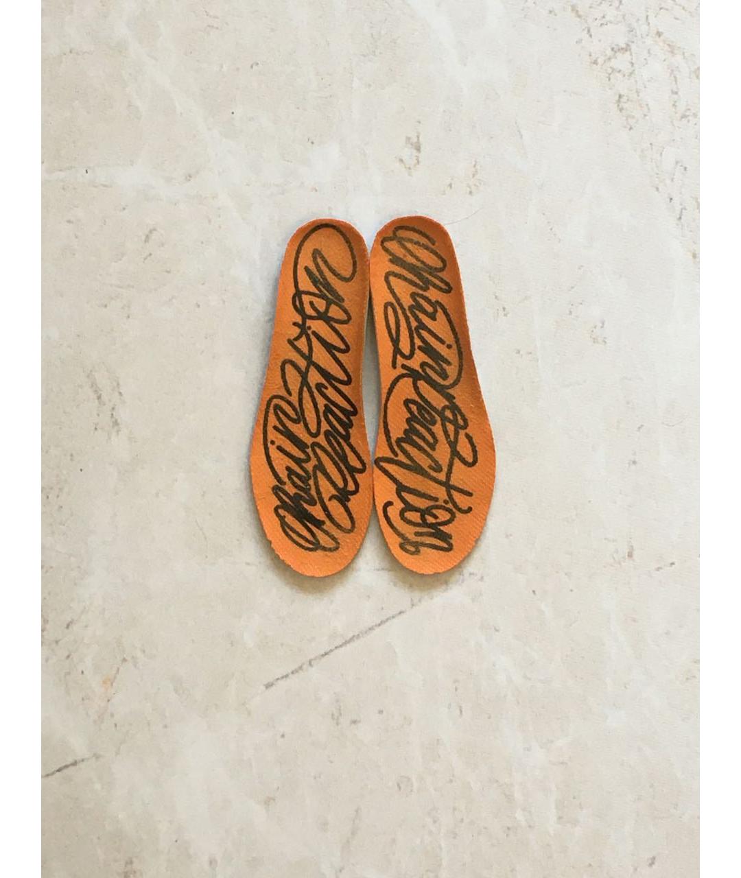 VERSACE Белые кроссовки из экзотической кожи, фото 6
