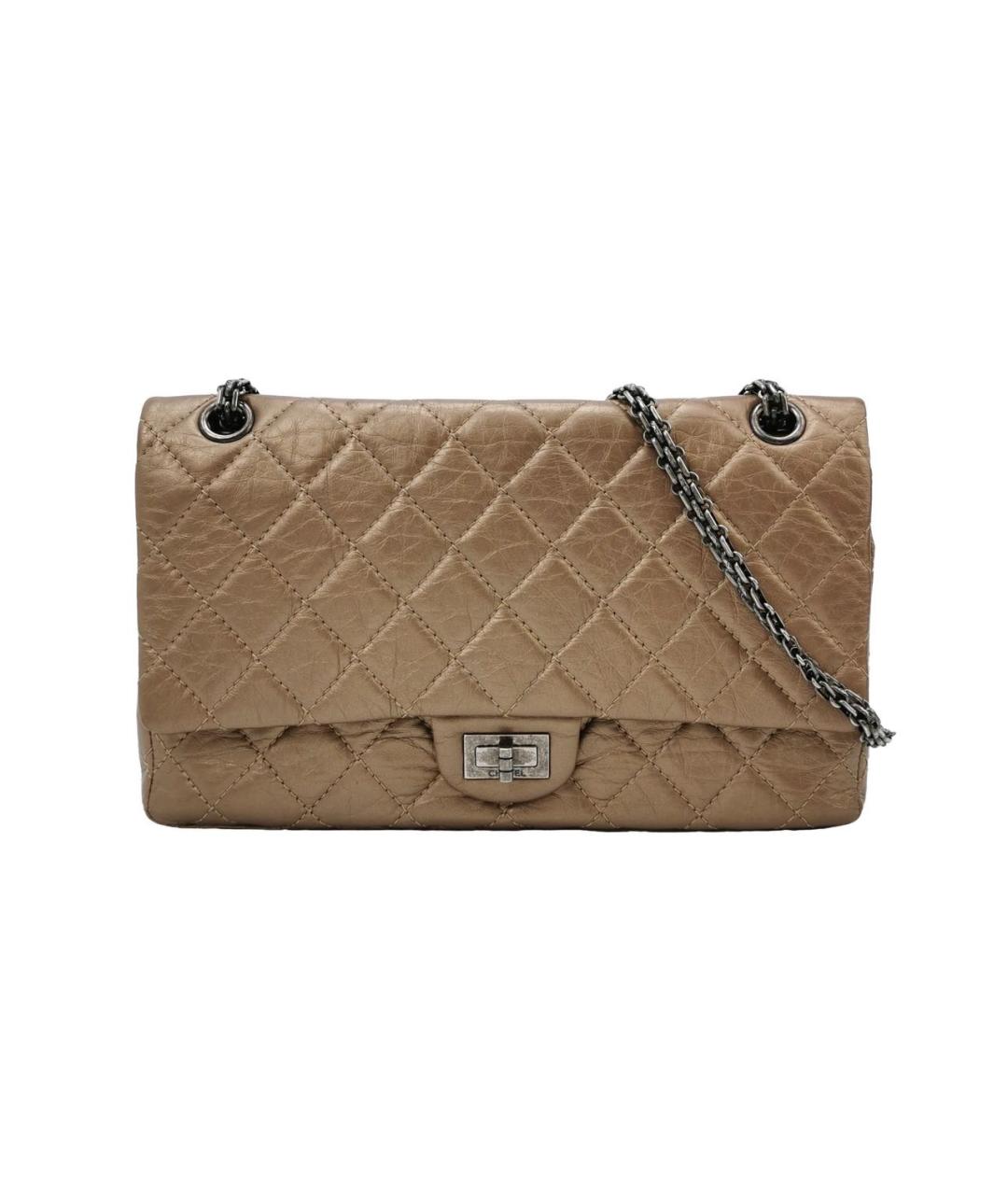 CHANEL Золотая сумка через плечо, фото 1
