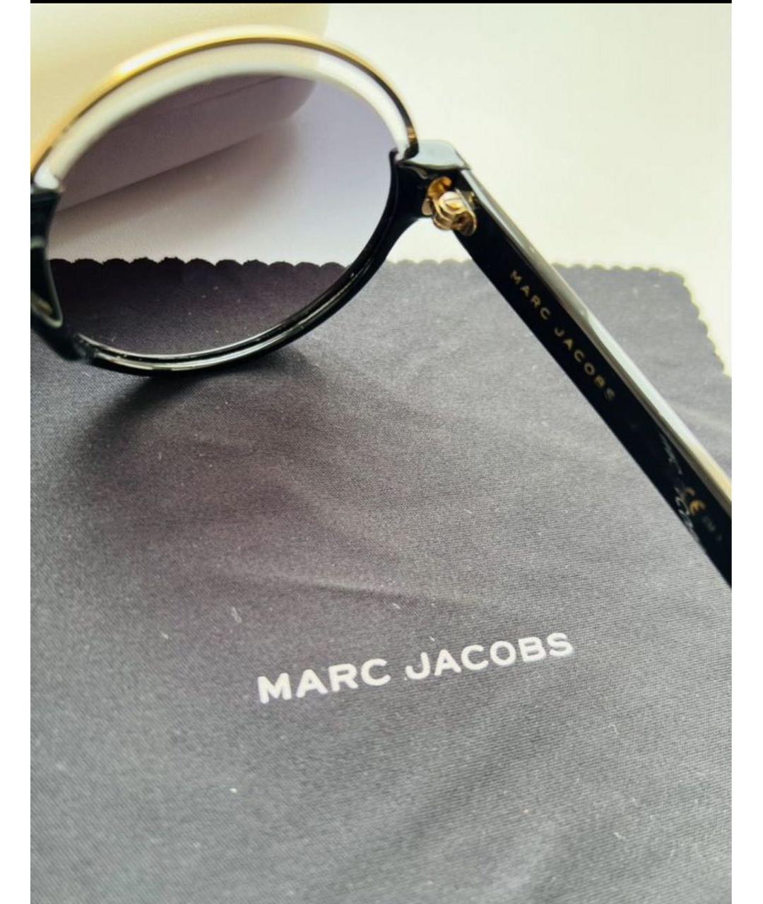 MARC JACOBS Черные пластиковые солнцезащитные очки, фото 3