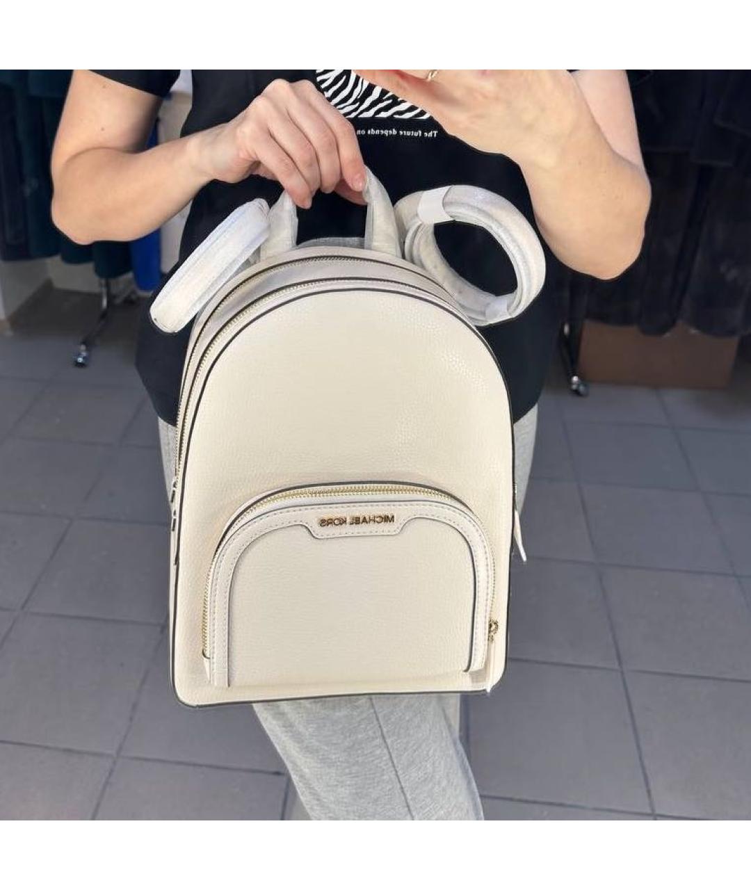 MICHAEL KORS Бежевый рюкзак, фото 5