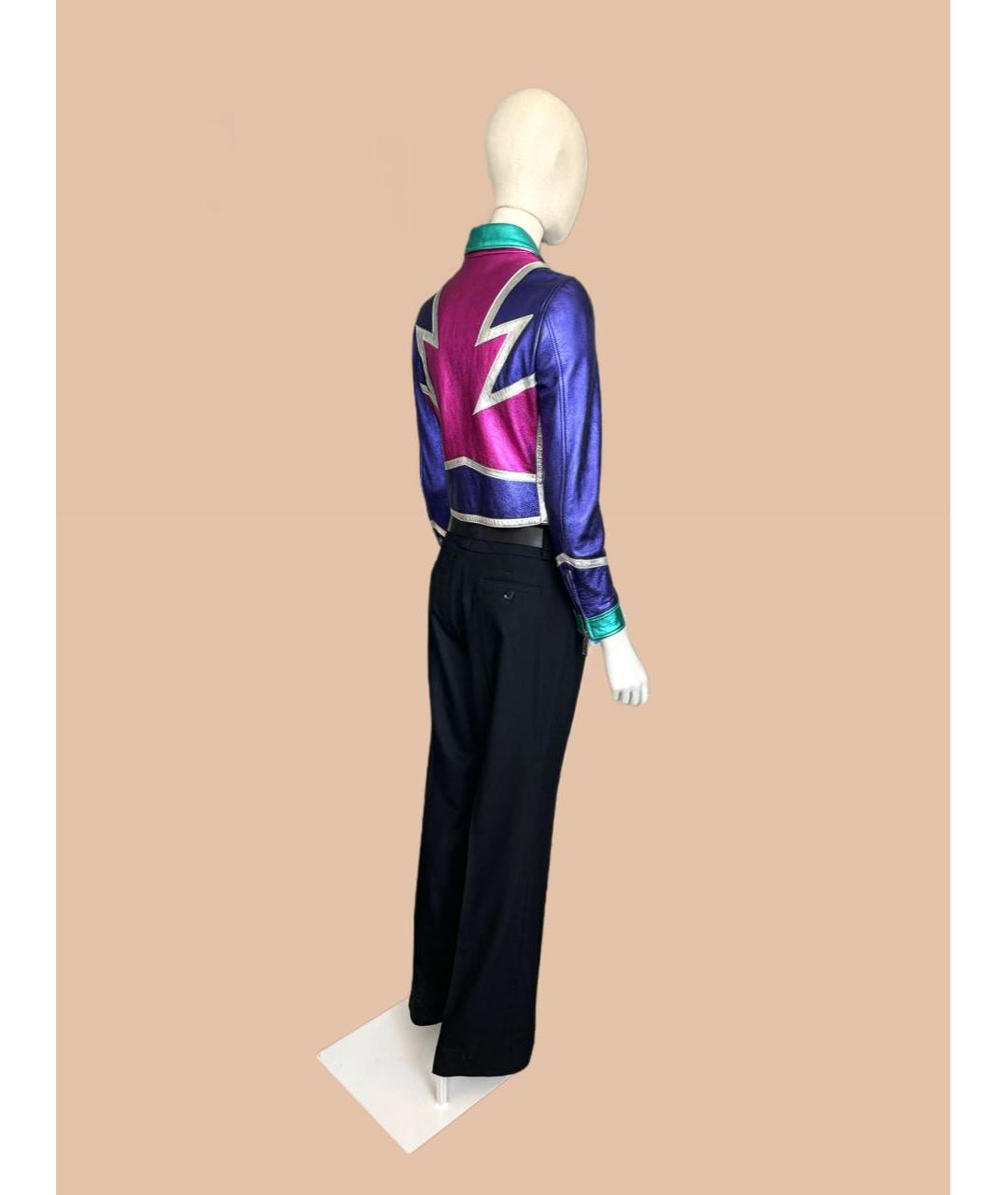 DSQUARED2 Мульти кожаная куртка, фото 4