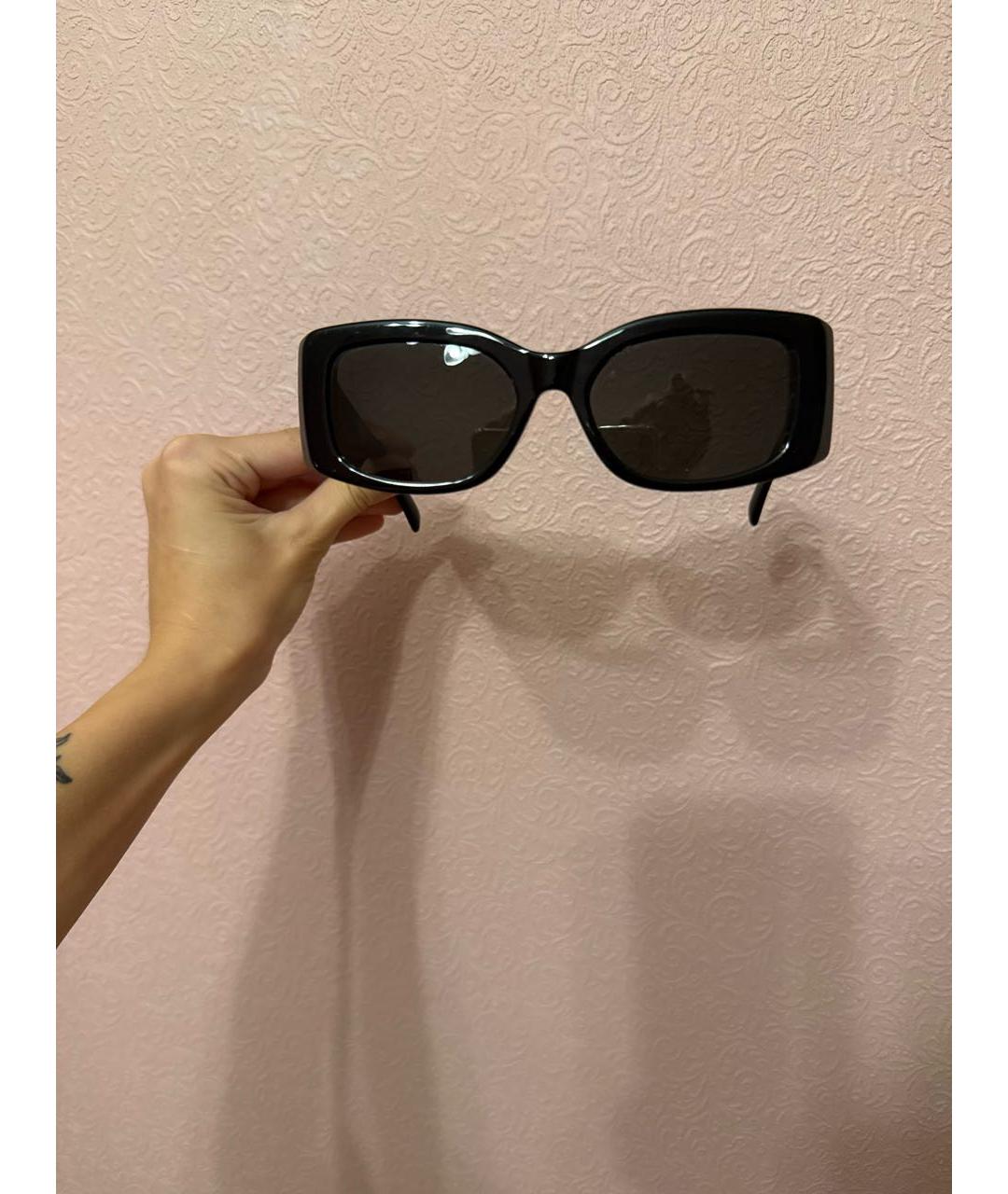 CELINE Черные пластиковые солнцезащитные очки, фото 5