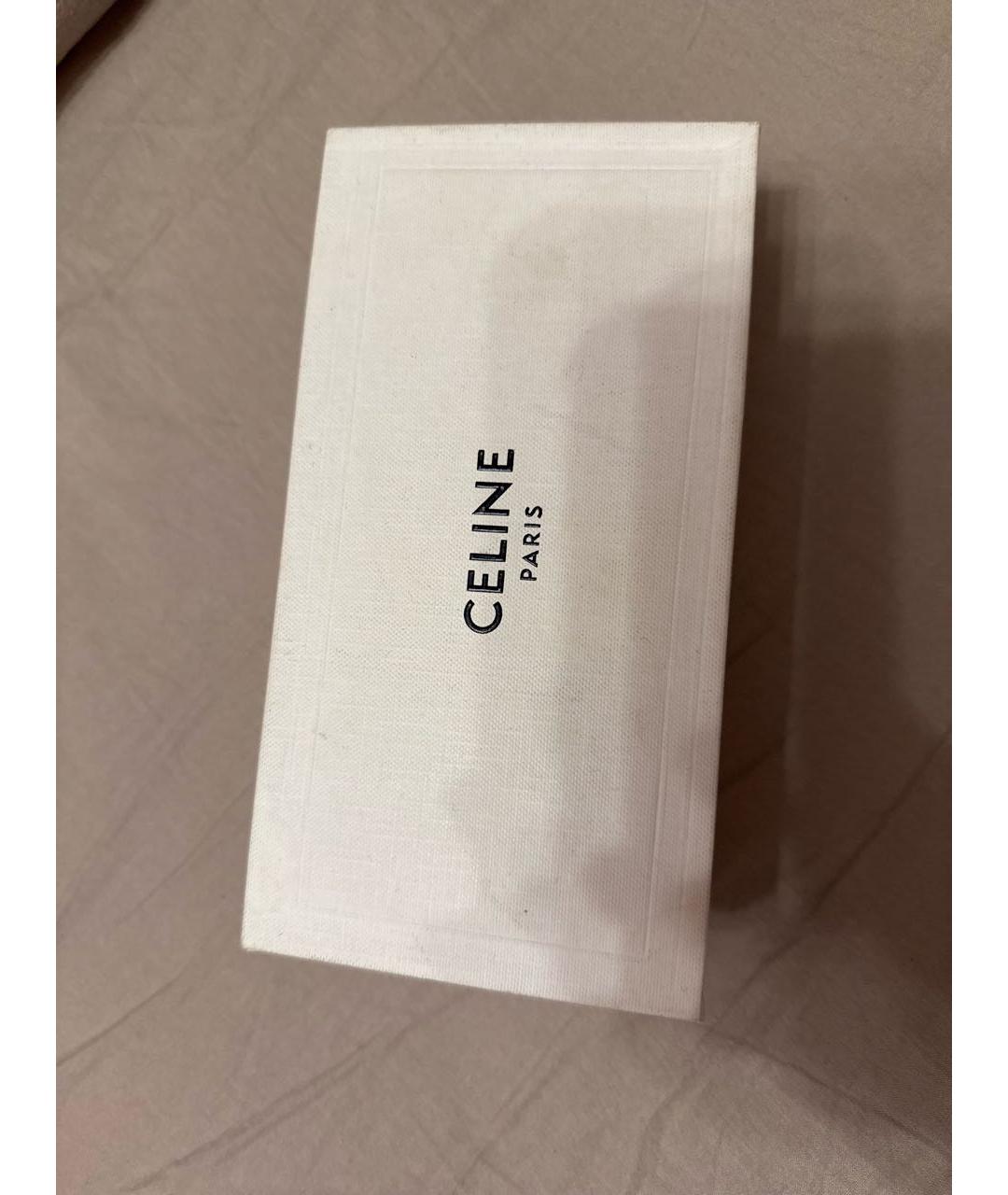 CELINE Черные пластиковые солнцезащитные очки, фото 4
