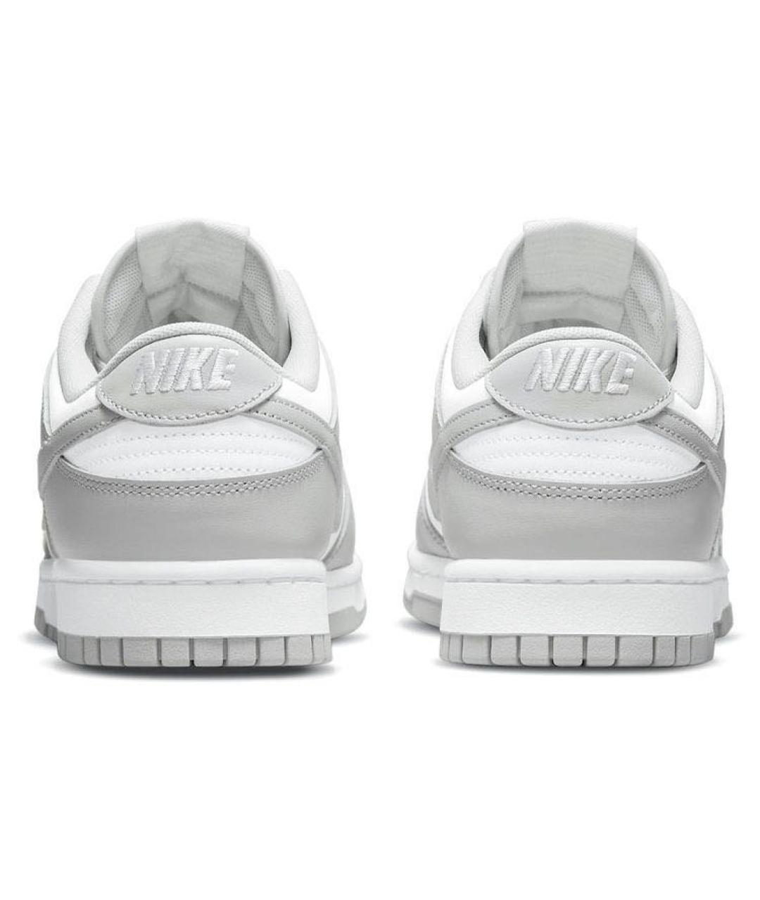 NIKE Серые кожаные низкие кроссовки / кеды, фото 8