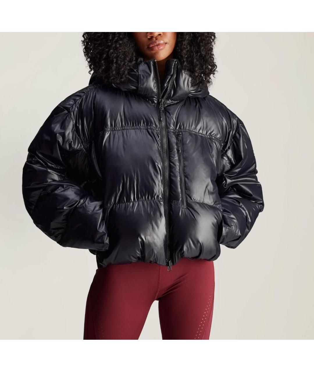 ADIDAS BY STELLA MCCARTNEY Черный пуховик, фото 3