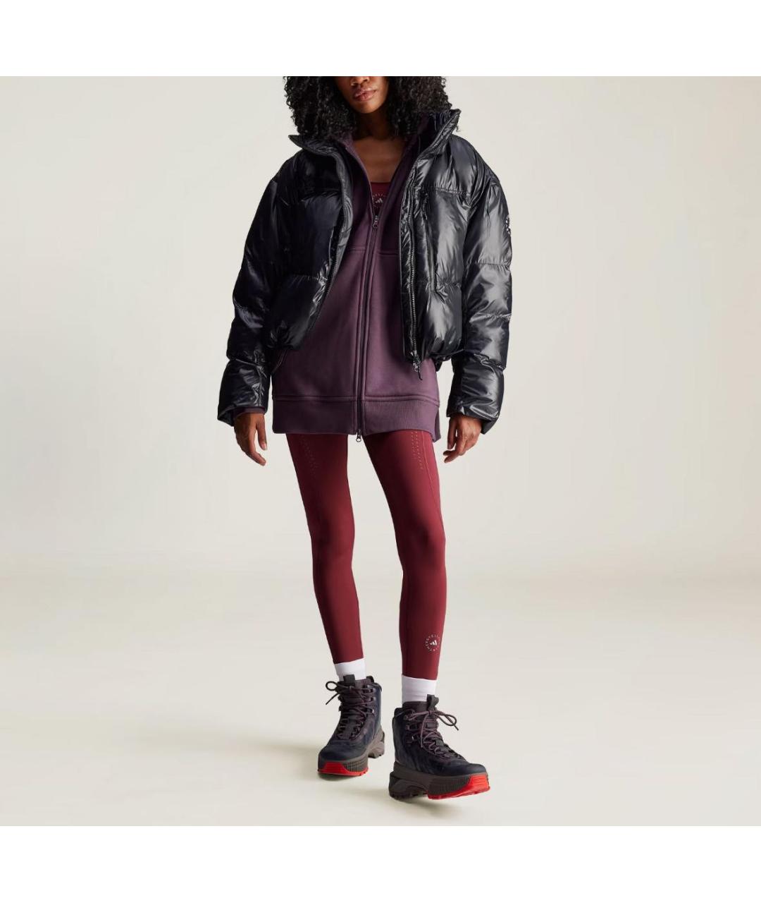 ADIDAS BY STELLA MCCARTNEY Черный пуховик, фото 4