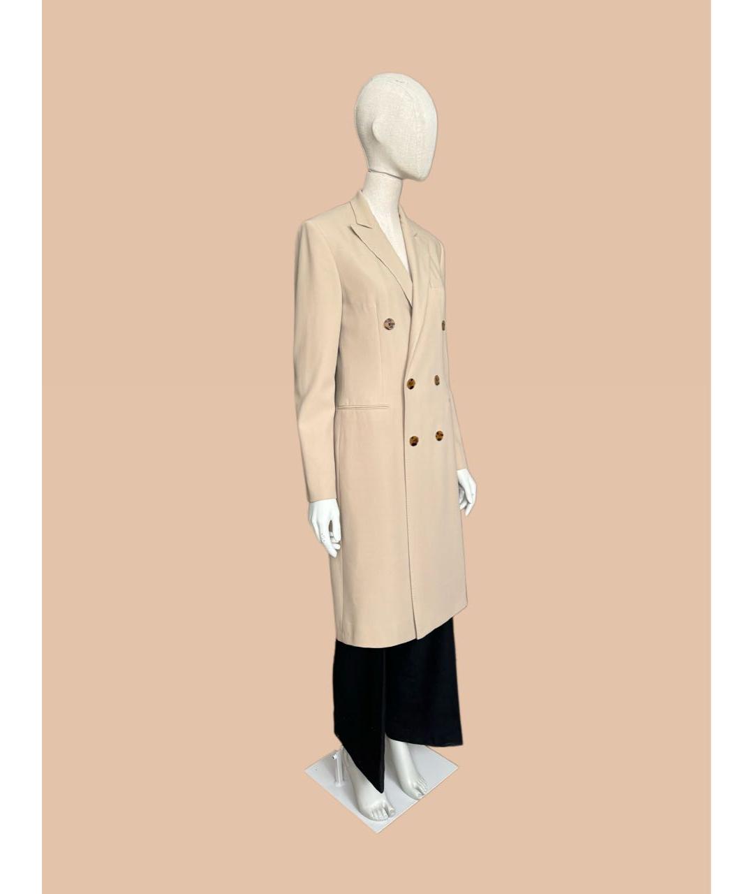 RALPH LAUREN COLLECTION Бежевое шерстяное пальто, фото 2