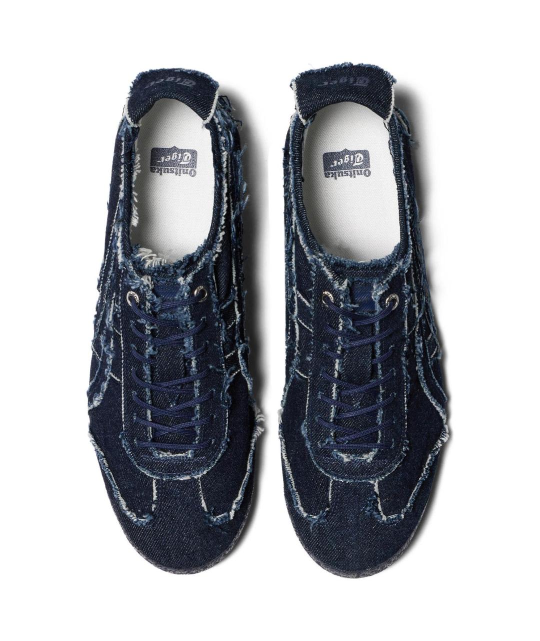 ONITSUKA TIGER Синие текстильные кроссовки, фото 3