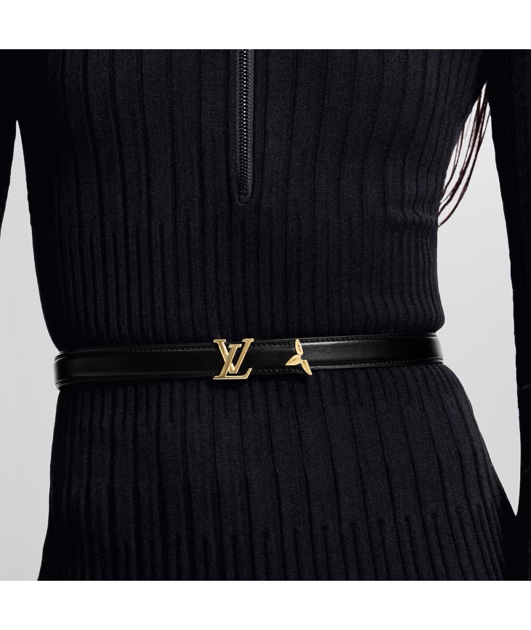LOUIS VUITTON Черный ремень, фото 4