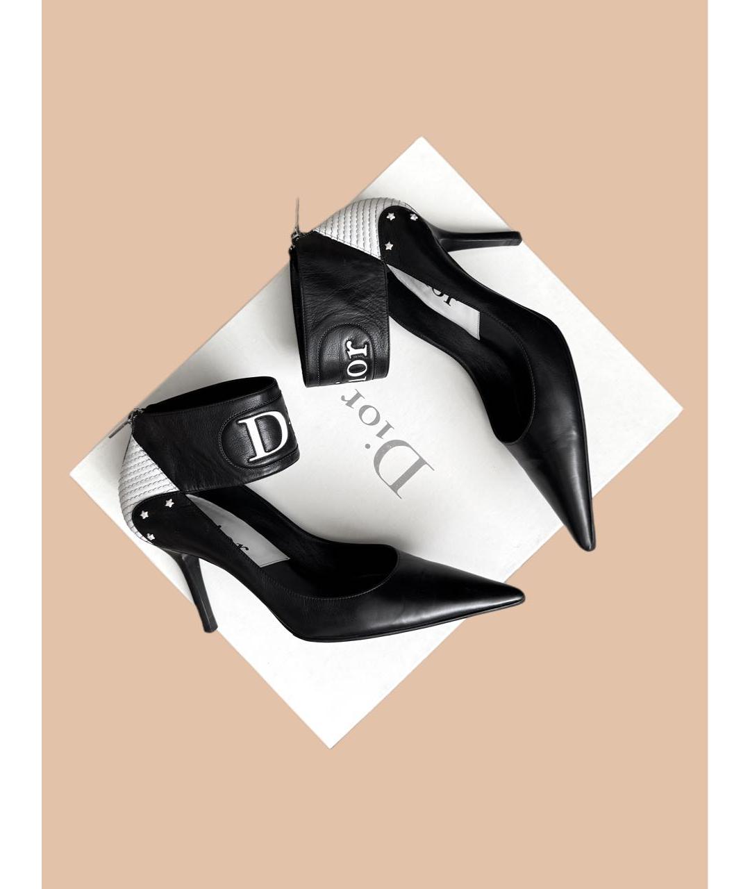 CHRISTIAN DIOR Мульти кожаные туфли, фото 5
