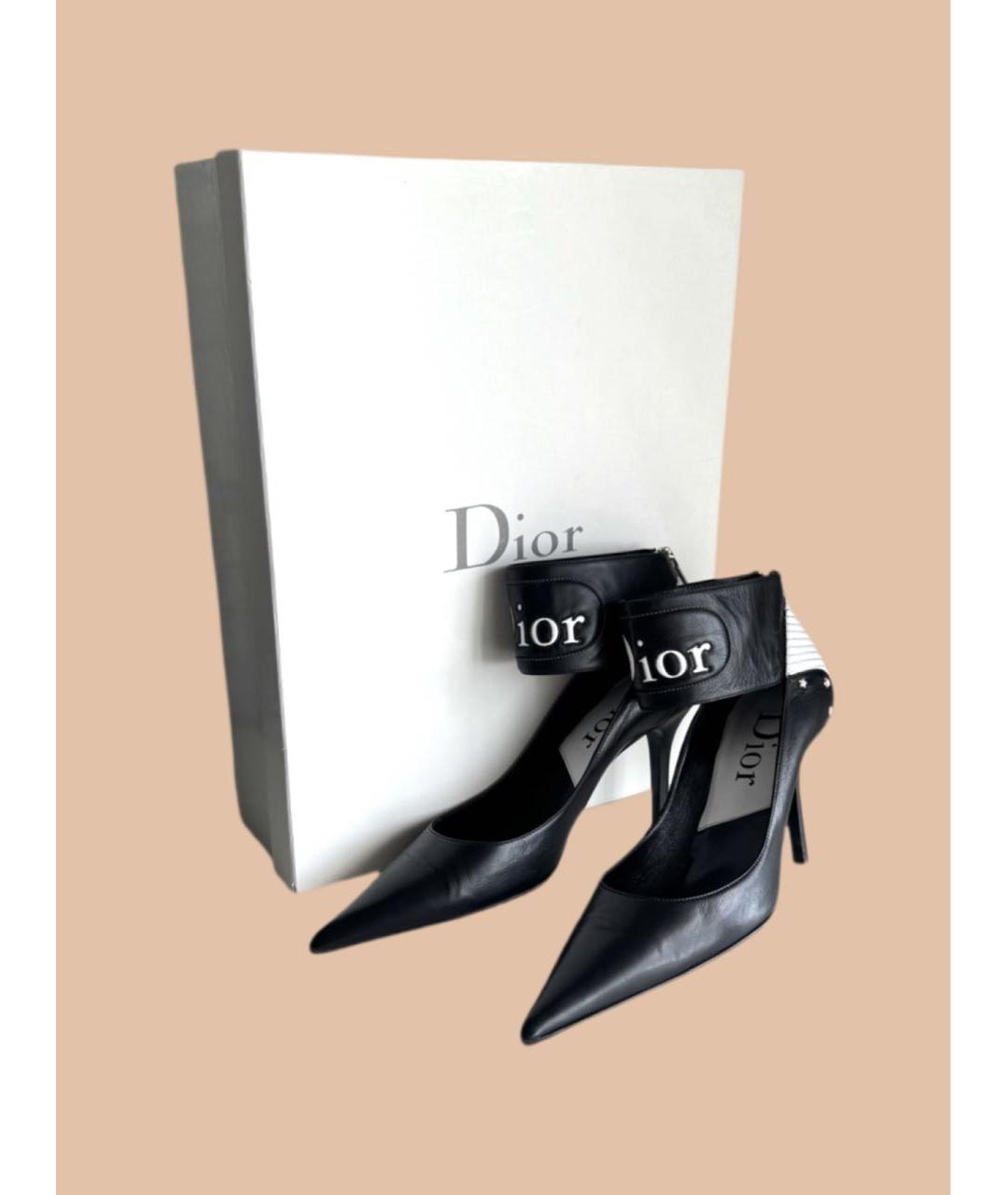 CHRISTIAN DIOR Мульти кожаные туфли, фото 2