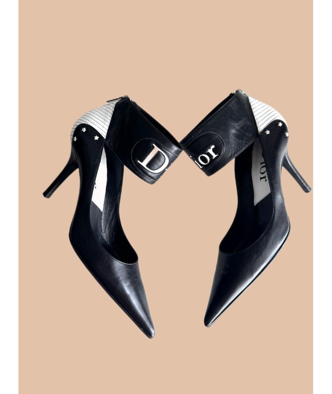 CHRISTIAN DIOR Мульти кожаные туфли, фото 3