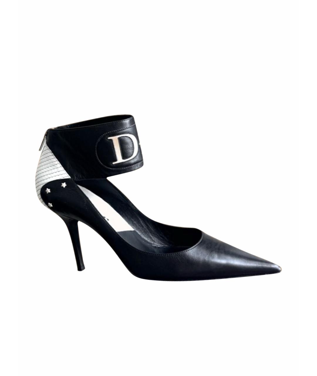 CHRISTIAN DIOR Мульти кожаные туфли, фото 9