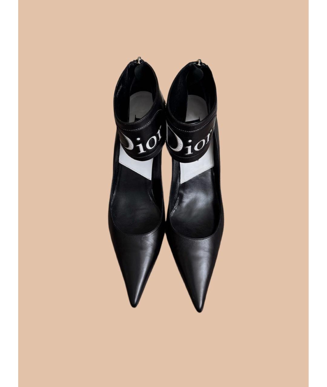 CHRISTIAN DIOR Мульти кожаные туфли, фото 4