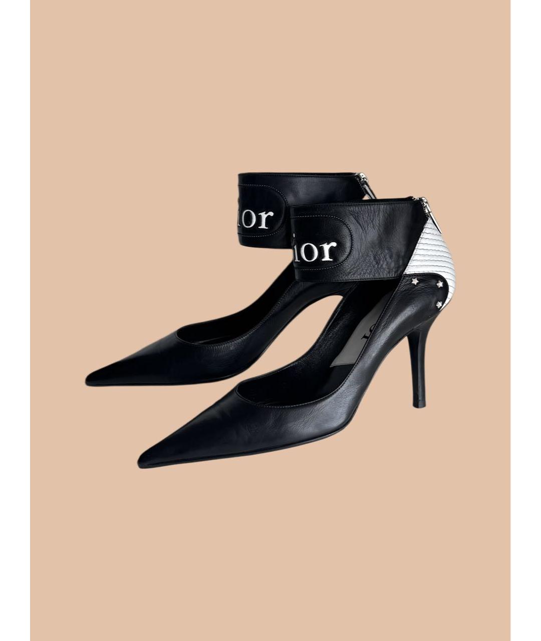 CHRISTIAN DIOR Мульти кожаные туфли, фото 8