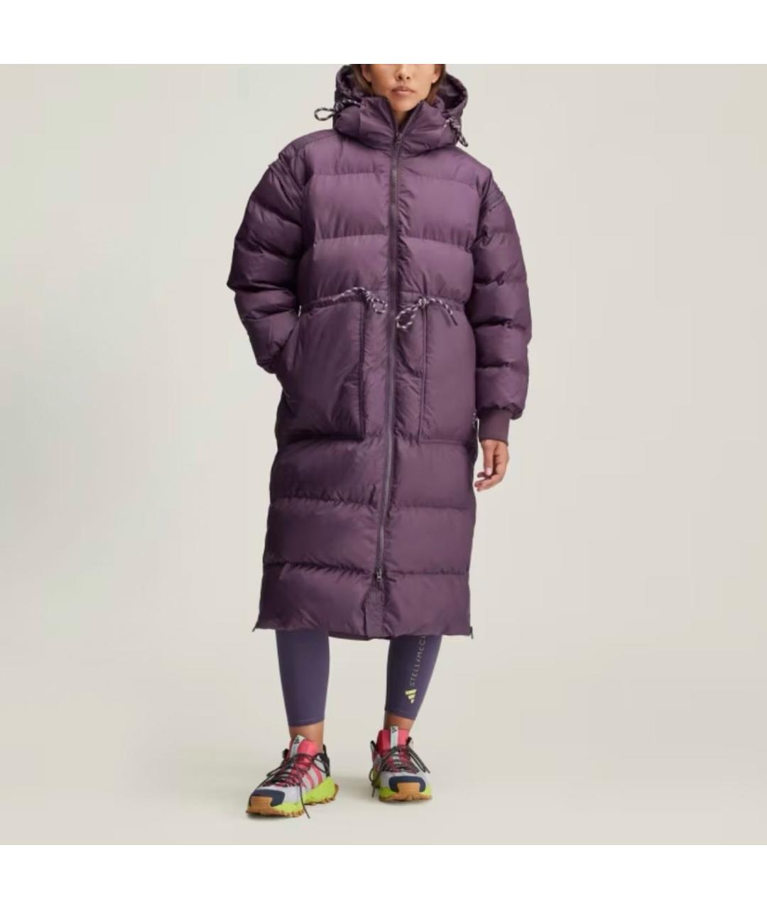 ADIDAS BY STELLA MCCARTNEY Фиолетовый пуховик, фото 3