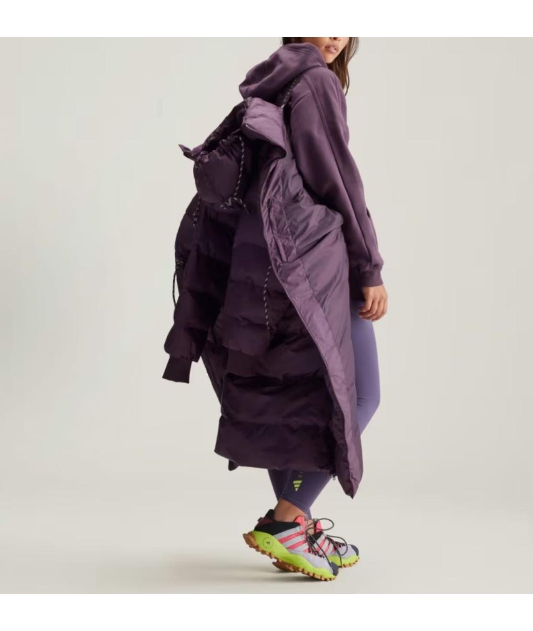 ADIDAS BY STELLA MCCARTNEY Фиолетовый пуховик, фото 4