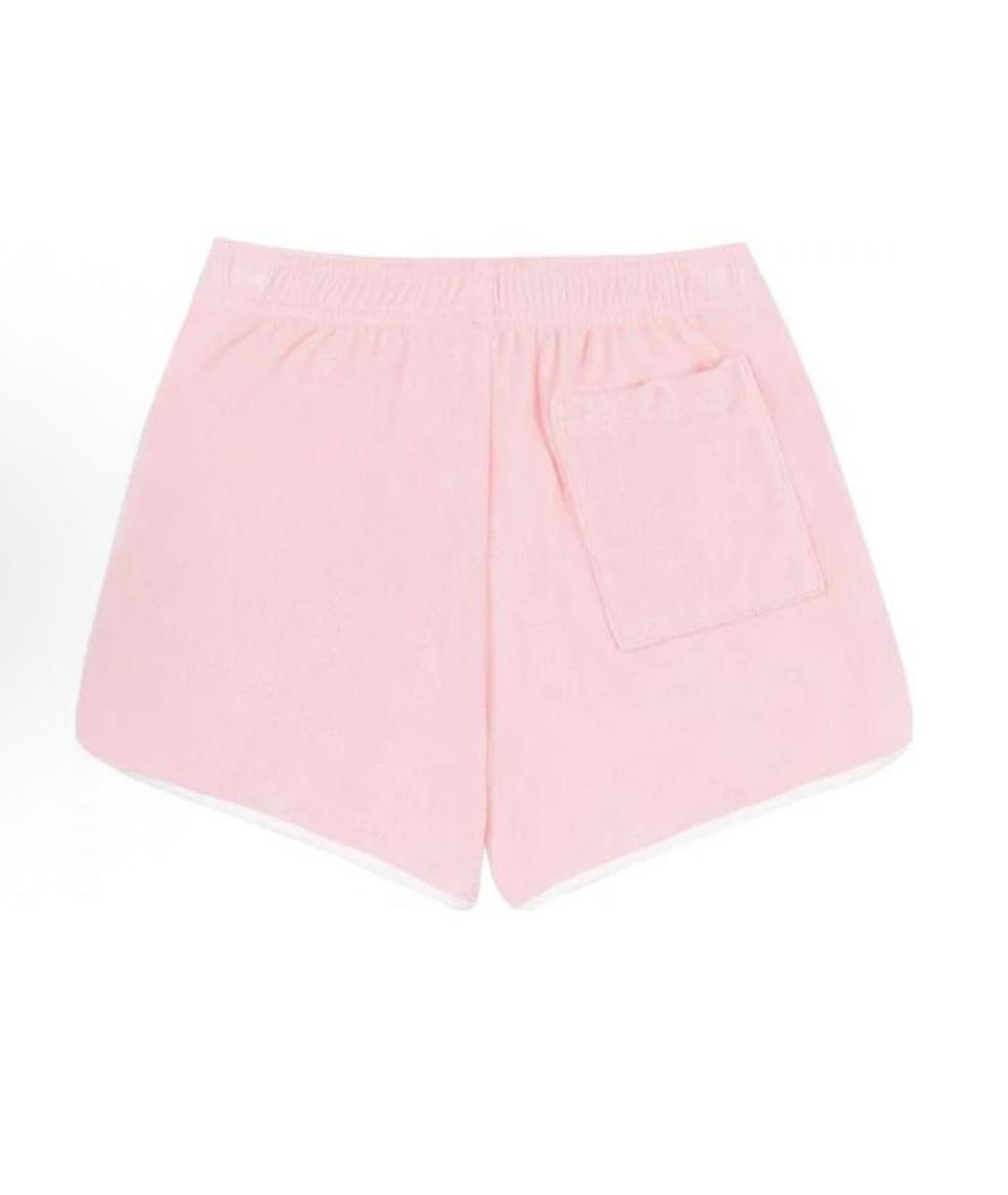 SPORTY AND RICH Розовые хлопковые спортивные брюки и шорты, фото 2