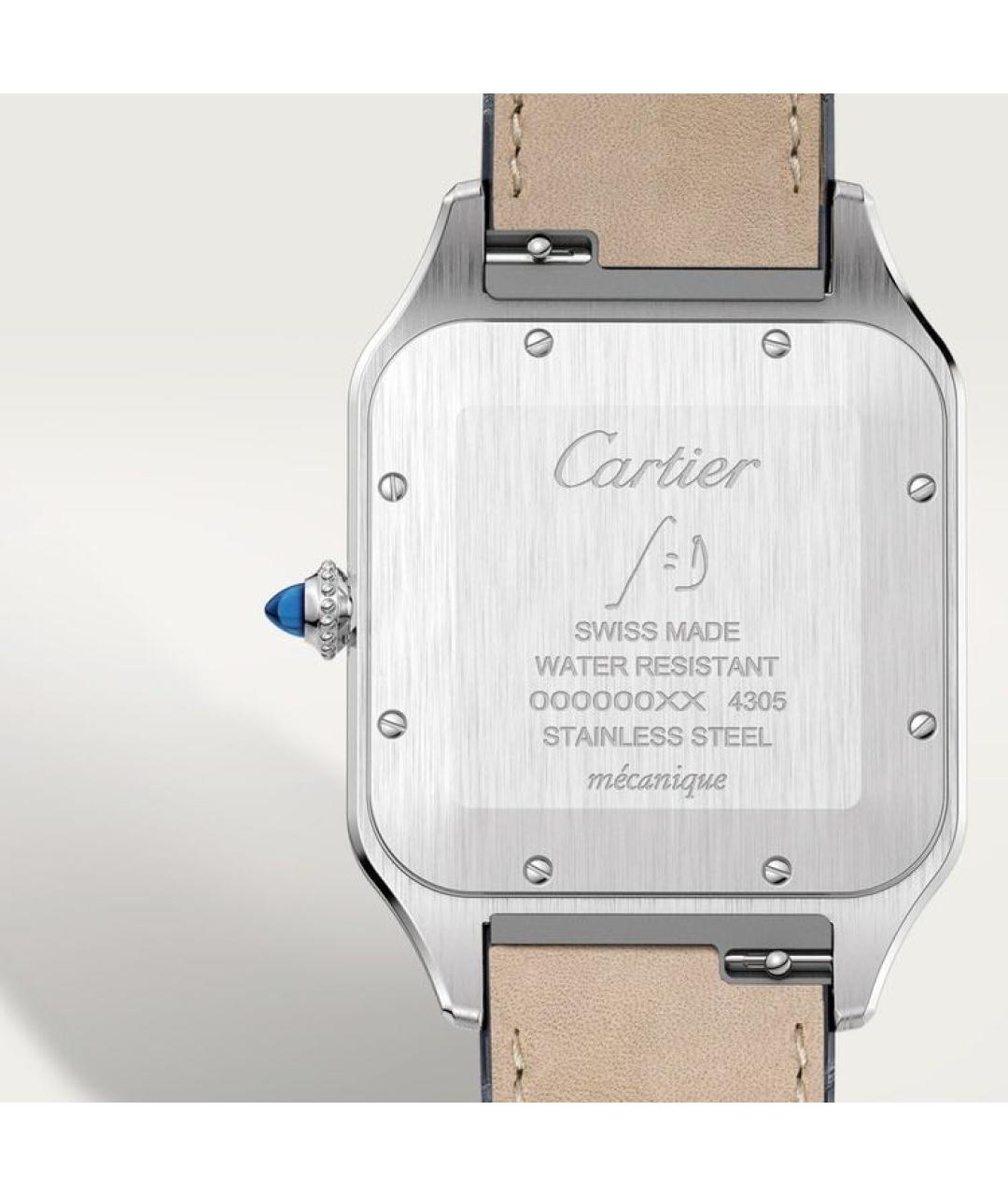 CARTIER Белые часы из розового золота, фото 4