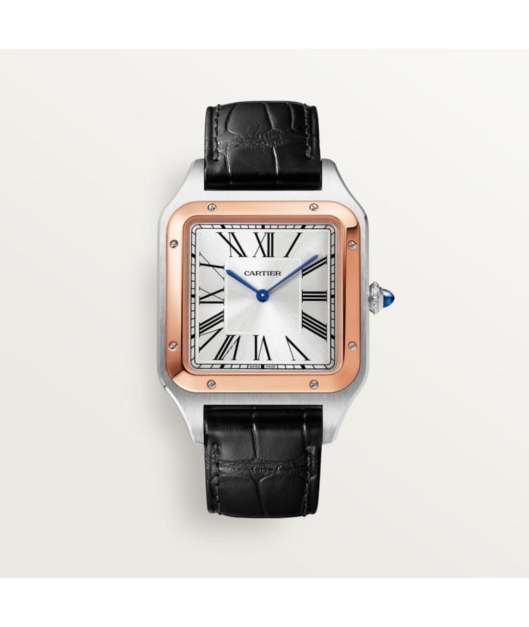 CARTIER Белые часы из розового золота, фото 8
