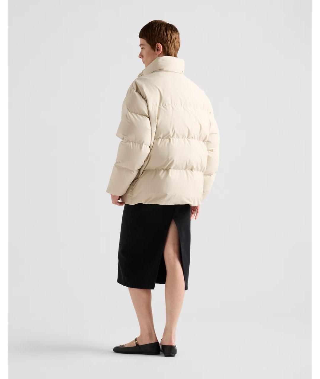 PRADA Бежевый пуховик, фото 5