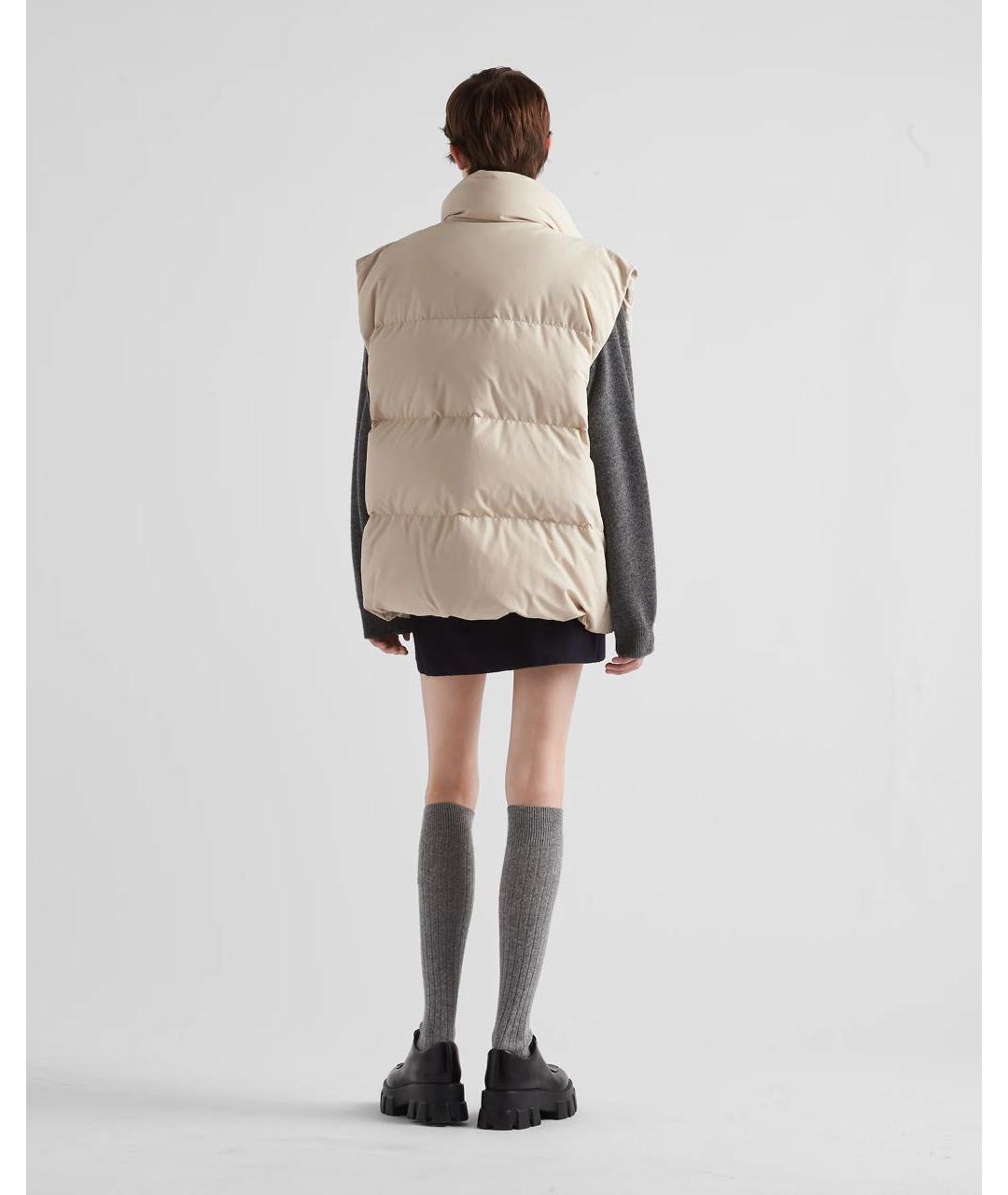 PRADA Бежевый жилет, фото 5