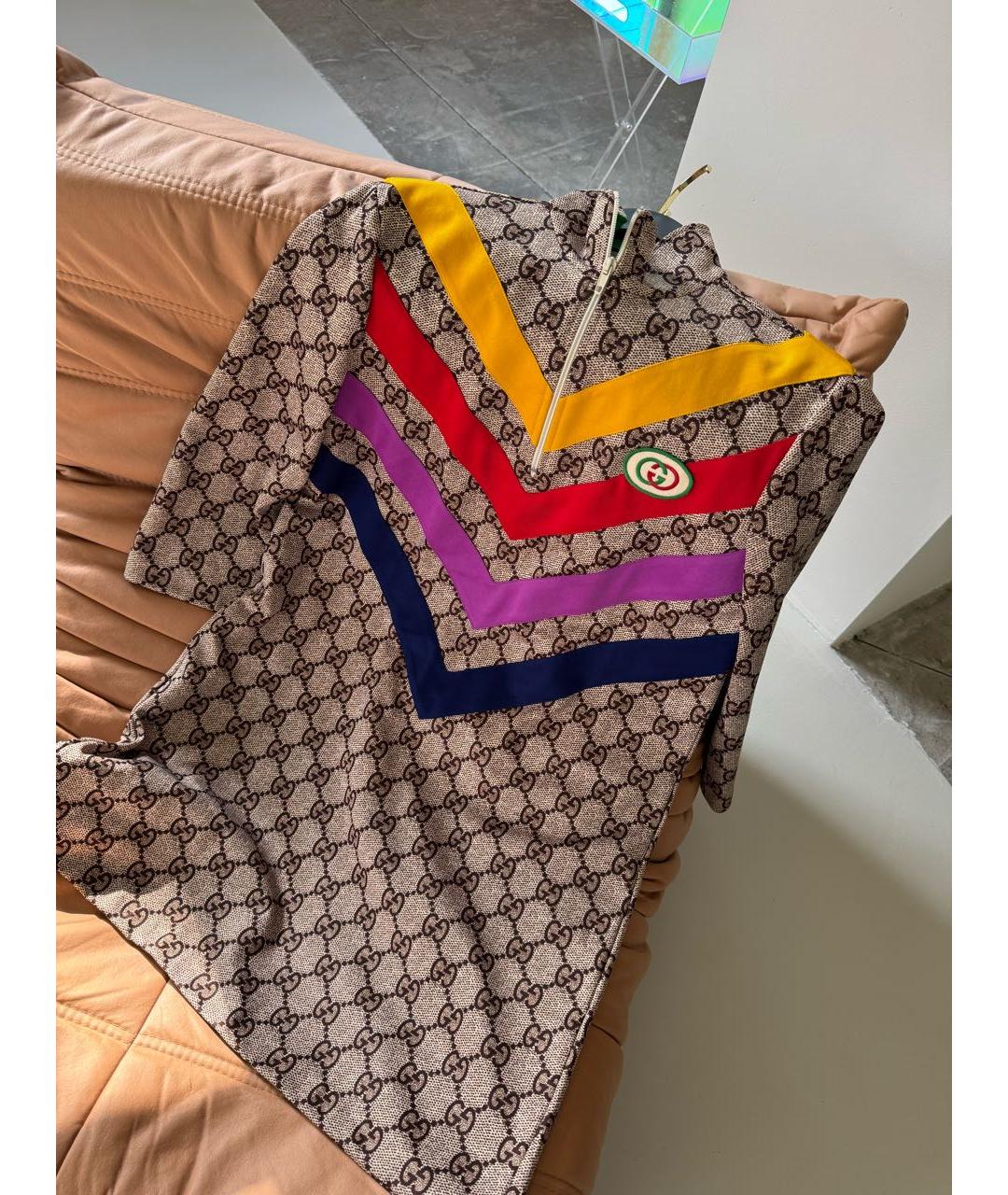 GUCCI Коричневое платье, фото 8